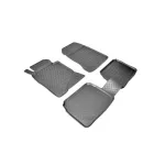 Set covorașe cauciuc tip tăviță pentru Mercedes Clasa C W204 (2007–2014), negru