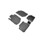 Set covorașe auto cauciuc tip tăviță pentru Peugeot 207 (2006–2012), 4 bucăți