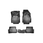 Covoare auto cauciuc tip tavita pentru Renault Clio IV (2012-2019), set 4 buc