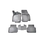Set covorașe cauciuc tip tăviță pentru Volkswagen Tiguan II (2016+) – 4 buc, negru