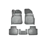 Set covorase cauciuc tip tavita pentru Volkswagen Touareg III 2018+ (4 piese), negre