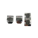Set ornamente pedale auto universale antiderapante, transmisie manuala (3 piese)