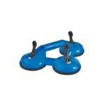 Ventuză triplă pentru geam, capacitate 100 kg, cu mânere de blocare