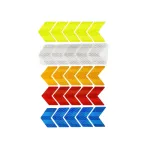 Set abțibilduri reflectorizante auto FGT-03, pentru exterior/interior, culori diverse