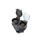 Adaptor priza 13 pini la 2x7 pini tip NS pentru remorca si rulota, OEM