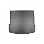 Covor portbagaj tip tavita pentru Jaguar F-Pace (2017+), negru, bordura 4,5 cm