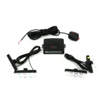 Lampă LED stroboscopică profesională 12–24V, set 4 module, lumină albastră 110-V44C