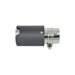 Ornament toba cu carcasa din carbon, 19 cm, intrare 68 mm, cu colier – M89-70