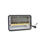 Proiector LED DRL 45W cu 2 faze, 12/24V, lumina alba 6000K (GD54545NC)