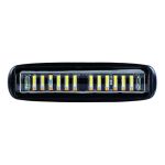 Proiector LED 24W 12/24V, 30° alb 6000K + portocaliu, stroboscop GD62424NLF