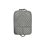 Protecție spătar scaun auto din imitație piele cu 2 buzunare, 61.5x47.5 cm