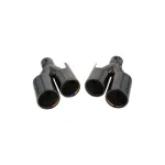 Set ornamente toba stanga-dreapta negru lucios, compatibil BMW pachet M (7100417)