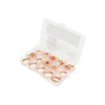 Trusă mare cu șaibe din cupru Fi 6–Fi 24, set compartimentat, BK81018