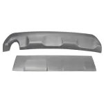 Set ornamente argintiu texturat pentru bară față și spate Dacia Duster II 2018+