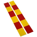Set 2 abțibilduri reflectorizante 5x40 cm T075 pentru vizibilitate sporită