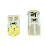 Bec auto LED T10 alb 12V, 8 SMD 1206, lumină 6000K (JSUN38)