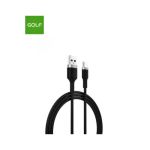 Cablu USB-A la USB-C 1m, 2.4A, încărcare rapidă și transfer date, negru (GC-71)