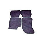 Set covorașe auto din piele ecologică, model romb, pentru Audi A8 D4 (2011+)