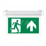 Lampă EXIT LED 2W încastrată, 6000K, cu autonomie >3h (Cod 835)