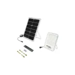 Lampă LED solară 1200 lm cu panou monocristalin 25W, senzor mișcare și telecomandă