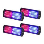 Lampă LED stroboscopică profesională 12V-24V, semnalizare auto, O-86-12LED
