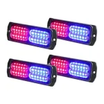 Lampă LED stroboscopică profesională 12V-24V, semnalizare auto, O-86-12LED