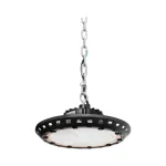 Lampă LED industrială tip plafon 150W, 6500K, IP67 pentru hală/depozit