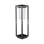 Lampă solară pe țăruș 2W LED cu cip Samsung, gri, 3000K, IP65