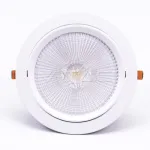 Downlight LED 30W cu cip Samsung, orientabil, 4000K, alb, rotund