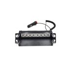 Lampă stroboscopică LED 12V 8W pentru parbriz, cu ventuze și 3 moduri (TL109)