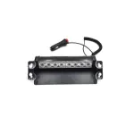Lampă stroboscopică LED 12V 8W pentru parbriz, cu ventuze și 3 moduri (TL109)