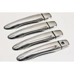 Set ornamente crom pentru mânere uși Nissan Qashqai J11 și Renault Kadjar fără Ikey