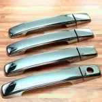 Set ornamente crom mânere uși Nissan Qashqai J10 2006–2013, fără Ikey, inox 304