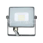 Proiector LED 10W cu cip Samsung SMD, corp gri, 4000K, IP65 (COD 431)