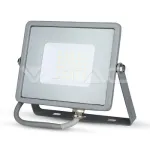 Proiector LED 30W cu cip Samsung SMD, IP65, lumină rece 6400K, gri
