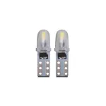 Set 2 becuri LED T5 24V CANBUS nonpolar, 2xSMD 3014 (Alb/Albastru/Rosu)