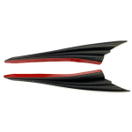 Set aripioare tuning bară față tip carbon, 31,5 x 5 cm (A3-0092)