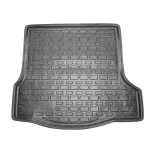 Covor portbagaj tip tavita pentru Renault Clio/Symbol Sedan 2013+ negru, bordura 4 cm