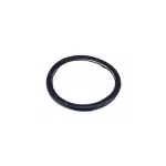 Husă volan din imitație de piele, mărimea M, negru cu cusătură gri deschis (FX61)