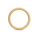 Husă volan bej M (37–39 cm) din imitație piele perforată, montaj ușor