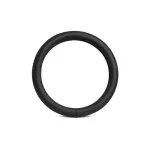 Husă volan perforată din imitație de piele, mărimea M (37–39 cm), negru