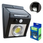 Lampă LED solară 6W, 600lm, cu senzor de mișcare pentru exterior (CL-2566)