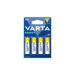 Baterii Varta Energy AA (R6) alcaline 1.5V, set 4 bucati, cod 4106