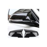 Set capace oglinda tip Batman, negru lucios, pentru BMW Seria 1 E87 (2004–2011)