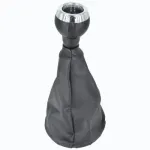 Manson schimbator viteze MINI Cooper 5+R, piele ecologica neagra, cu rama