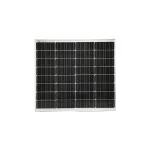 Panou solar fotovoltaic monocristalin 100W cu cablu 70 cm si conector MC4