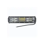 Proiector LED auto 60W 12/24V cu lupa 4D, fascicul Spot 30°, IP67