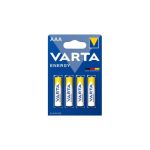 Set 4 baterii Varta ENERGY Alcalina R3 AAA Cod: 4103