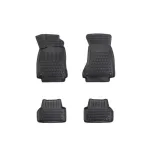 Set covorașe cauciuc tip tăviță pentru Audi A4 B9 (2015+) negru, 4 buc