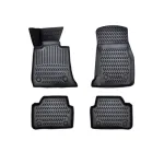 Set covorase cauciuc tip tavita BMW Seria 3 E46/E90/E91/E92 (1998–2012) 4 buc
